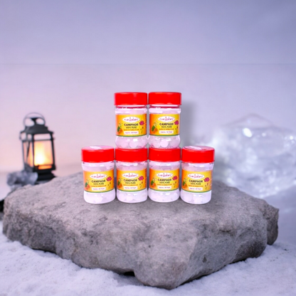 Mangalam Camphor Tablets 20g – Pack of 6 | 100% Pure | No Residue