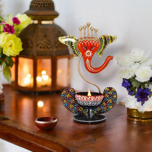 Vinayaka/Ganesha Iron Table Decorative lamps