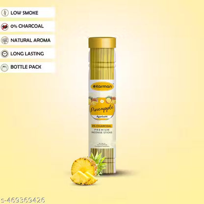 Agarbatti Combo Pack – Chandan, Rose, Jasmine, Pineapple (4x100g )400g