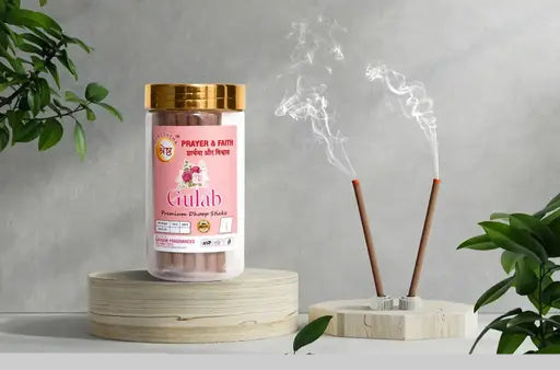 Shreshtha Premium Dry Dhoop (Rose, Sandal, Mogra, Kasturi) – (4X100G) 400G